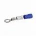 Наконечник с отверстием под винт и изолир.фланцем ПВХ, двойная гильза, 1,5-2,5 кв.мм М4 (д.4,3мм) (НКИ)