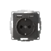 ATLASDESIGN РОЗЕТКА 16А с 2 USB A+C, 5В/2,4А/3,0А, 2х5В/1,5А, механизм, БАЗАЛЬТ