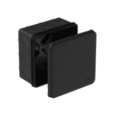 MultiBox Коробка распределительная с мембранными вводами IP66 100х100х50 Черная (со стикером) под пистолет