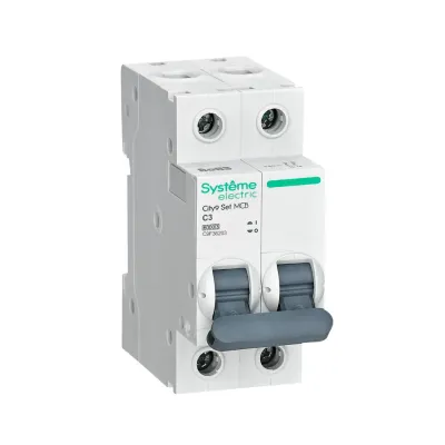 Автоматический выключатель C 3A 2P 6kA City9 Set
