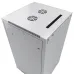 Шкаф телекоммуникационный настенный разобранный 19дюйм 12U 600x450x635mm (ШхГхВ) дверь стекло, цвет серый (RAL 7035)