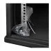 Шкаф телекоммуникационный настенный разобранный 19дюйм 12U 600x450x635mm (ШхГхВ) дверь стекло, цвет черный