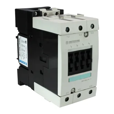 Контактор электромагнитный 3RT1046-1AR00, 3-пол., 95A, AC-3, 45кВт/400V, 415V AC, 50Гц, типоразмер S3, винтовые клеммы, IP20