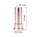 Сопло д.1.0мм CB50-70 длинное (PD0063-10) Varteg