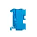 Клемма проходная Push-in 2.5 мм2 синяя EKF