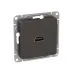 Механизм розетки HDMI  мокко Эпика EKF