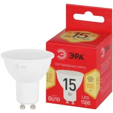 Лампа светодиодная LED 15Вт 1500Лм 2700К GU10 софит RED LINE MR16-15W-827- GU10 R