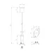 Гирлянда светодиодная декоративная ARD-ICEFALL-CLASSIC-D12-200-10PCS-CLEAR-32LED-LIVE WHITE 230V, 10.5W ARDCL, IP65