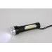 Светодиодный фонарь ЭРА  UA-501 универсальный, аккумуляторный, COB+LED, 5 Вт, резина