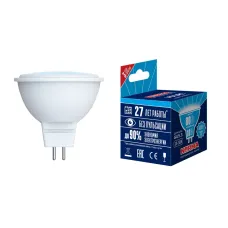 Лампа светодиодная LED-JCDR-10W/NW/GU5.3/NR форма JCDR, матовая, Norma, (4000K)
