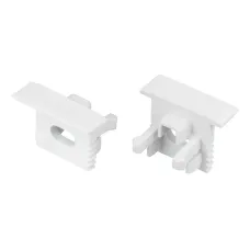 Заглушка SL-MINI-10-F WHITE с отверстием (Пластик)