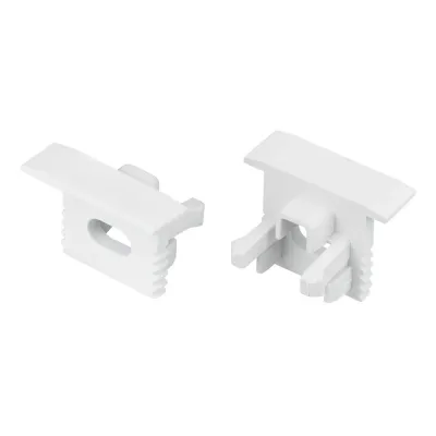 Заглушка SL-MINI-10-F WHITE с отверстием (Пластик)