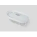 Светильник ЭРА НБП 04-60-002 Акватермо алюминий/стекло решетка IP54 E27 max 60Вт 212х105 овал белый