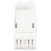 Люки ЭРА ОФИС 18-8002-01 Коннектор RJ45 CAT6 UTP Keystone, цвет белый