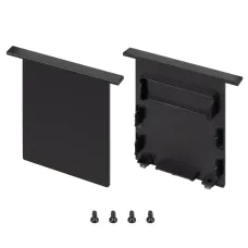 Заглушка SL-LINIA52-3L-F-LOW BLACK глухая (Пластик)