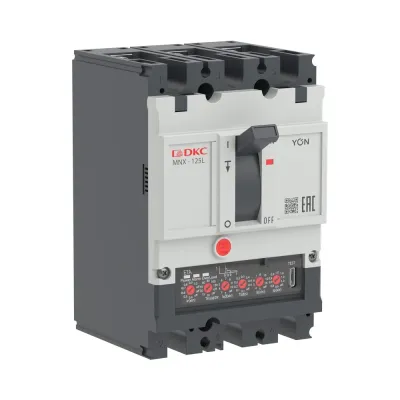 Выключатель автоматический YON pro MNX125L 3P 125 A 70 kA при AC415V расцепитель ETA