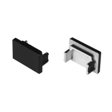 Заглушка SL-SLIM15-H10 BLACK глухая (ARL, пластик)