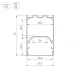 Профиль LINE-S-5075-2000 BLACK (Алюминий)