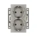 Механизм электрической розетки SCT-MEUD-PL-GR 250V, 16A