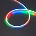 Гибкий неон 12 Вт/м 24В RGB IP67 80LED/м SPI WAVE-SIDE-DOUBLE-A80-16x15mm SMD 2835 5м, вывод боковой, 5 лет