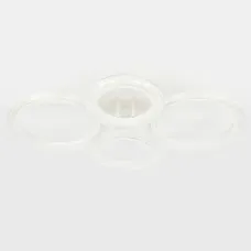 Светильник потолочный светодиодный ЭРА Модерн Ring CLL-1-59-RC WH с ДУ 59W 3000-6500К белый