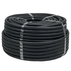 Труба гофрированная FPHF с зондом d50мм (20м.) черная Plast PROxima