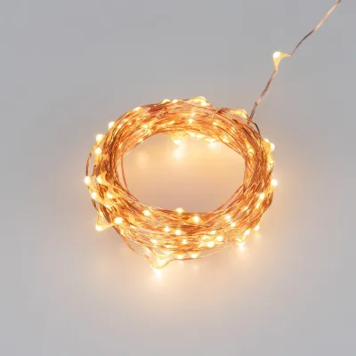 Гирлянда светодиодная ARD-DEW-HOME-10000-100LED-LIVE Warm3000 5V, USB, ПДУ Ardecoled, IP20