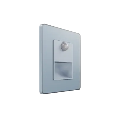 Светильник LED C/У с датчиком движения и выдержкой времени (230В), Стальное небо , Systeme Infinity