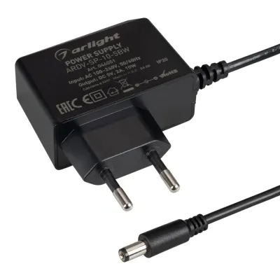 Блок питания ARDV-SP-10-5BW (5V, 2A, 10W) (Адаптер, 5 лет)