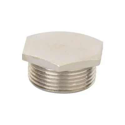Заглушка M25x1,5, никелированная латунь