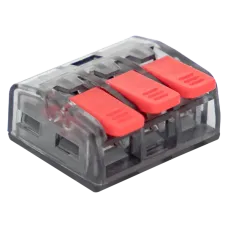 Клемма СМК 221-413 3 отверстия 0.2-4.0 мм2 (100шт.) EKF PROxima