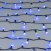 Гирлянда светодиодная декоративная ARD-STRING-CLASSIC-10000-BLACK-100LED-FLASH BLUE 230V, 7W ARDCL, IP65