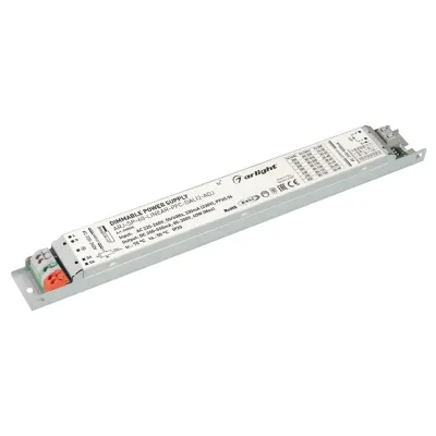 Блок питания ARJ-SP-60-LINEAR-PFC-DALI2-ADJ (60W, 80-300V, 0.2-0.5A) ( IP20 Металл, 5 лет)