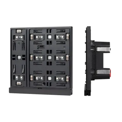Панель управления кнопочная INTELLIGENT ARLIGHT KNX-304-22-IN Black (Bus) (IARL, IP20 пластик, 2 года, механизм)