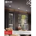 Светильник потолочный НПБ-SOFT-GX53 SB-BS-BL дымчатый плафон, 82х52 мм черный IN HOME