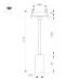 Светильник LGD-PERISCOPE-R55-9W Day4000 BK 24 deg 230V IP40 металл 5 лет