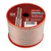 Кабель акустический 2х1.50 кв.мм, прозрачный SILICON, 100 м, REXANT