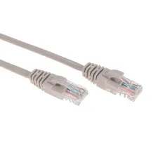 Патч-корд U/UTP, CAT 5e, RJ45-RJ45, 26AWG, LSZH, серый, 1.5м,