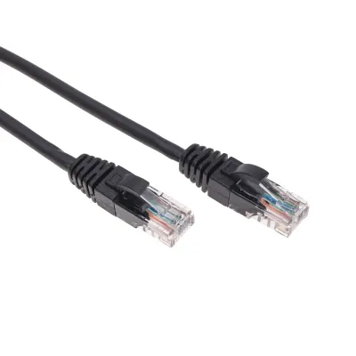Патч-корд U/UTP, CAT 5e, RJ45-RJ45, 26AWG, LSZH, черный, 2м,