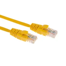 Патч-корд U/UTP, CAT 5e, RJ45-RJ45, 26AWG, LSZH, желтый, 2м,
