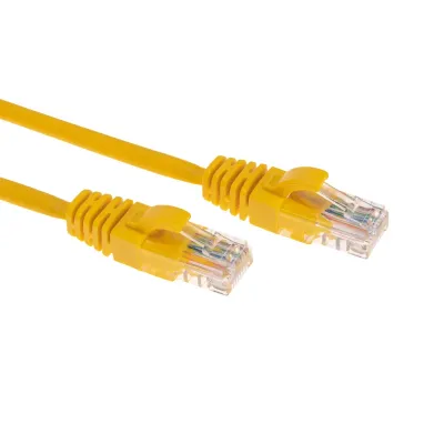 Патч-корд U/UTP, CAT 5e, RJ45-RJ45, 26AWG, LSZH, желтый, 2м,
