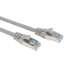 Патч-корд F/UTP CAT 6, RJ45-RJ45, 26AWG, LSZH, серый, 0.3м,