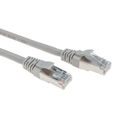 Патч-корд F/UTP CAT 6, RJ45-RJ45, 26AWG, LSZH, серый, 0.3м,