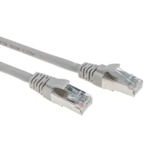 Патч-корд F/UTP CAT 6, RJ45-RJ45, 26AWG, LSZH, серый, 1м,