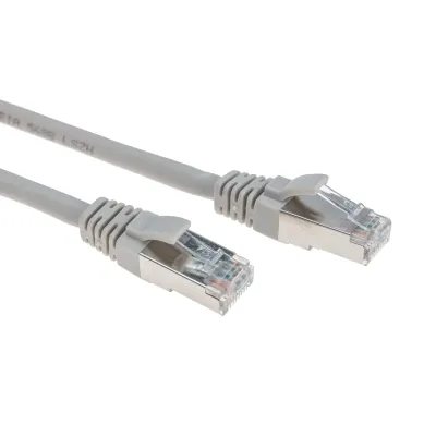 Патч-корд F/UTP CAT 6, RJ45-RJ45, 26AWG, LSZH, серый, 1м,
