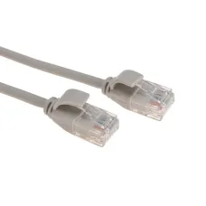 Патч-корд U/UTP CAT 6A (10G), RJ45-RJ45, 28AWG, LSZH, серый, 2м,