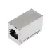 Адаптер проходной RJ-45 8P-8C FTP экранированный кат6 гнездо-гнездо,
