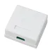 Розетка комбинированная внешняя. RJ-45(8P-8C) + RJ-11(6P-4C). UTP неэкраниров,