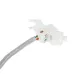 Модуль Keystone Jack RJ-45(8P8C) UTP неэкраниров кат 6 180 градус самозажим бел,