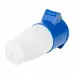 Розетка 213 переносная 2Р+РЕ 16А 220В IP44, REXANT